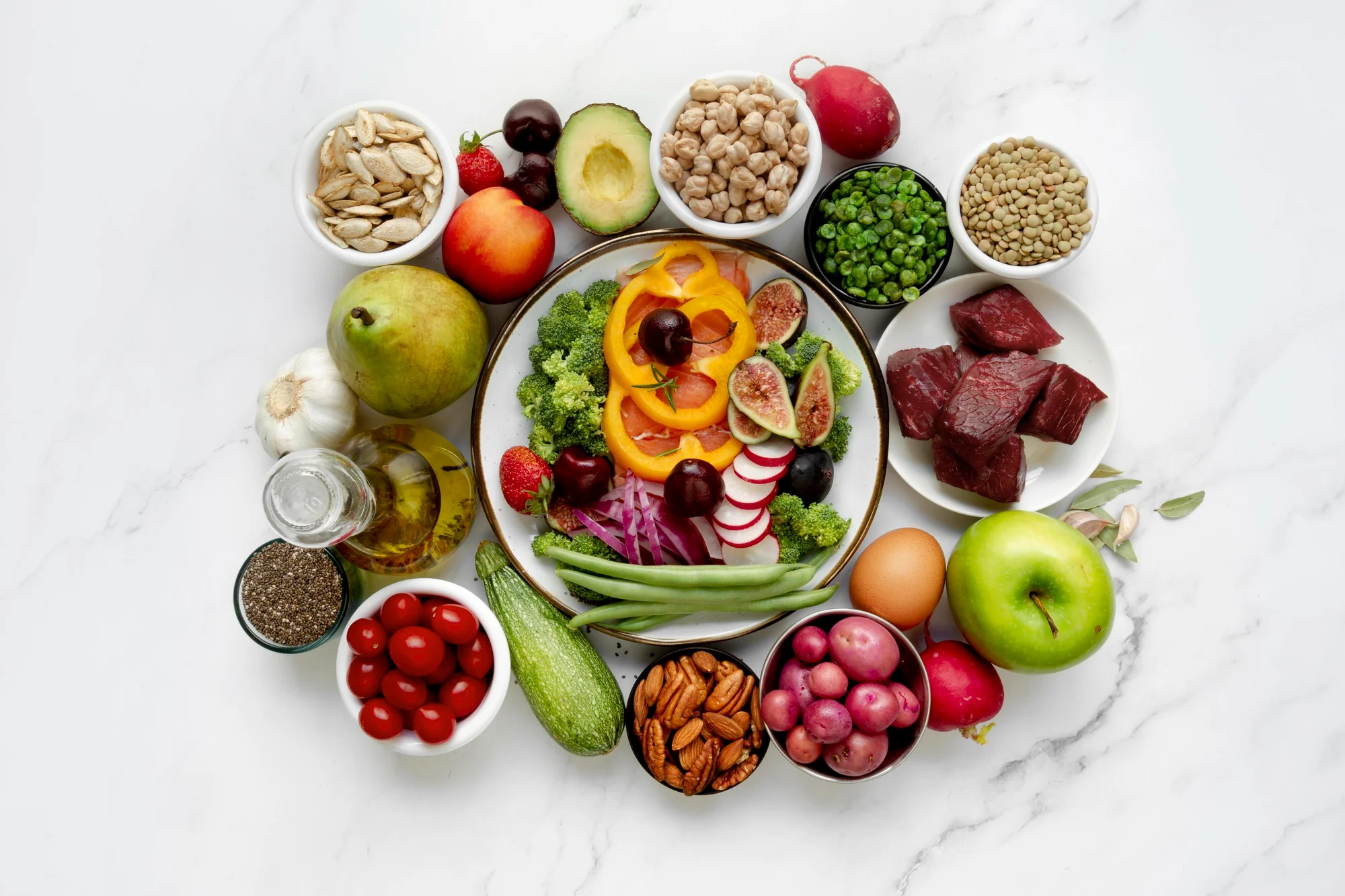 Adopting a balanced diet rich in fiber and lean protein is a primary non-surgical treatment option for reducing an apron belly
